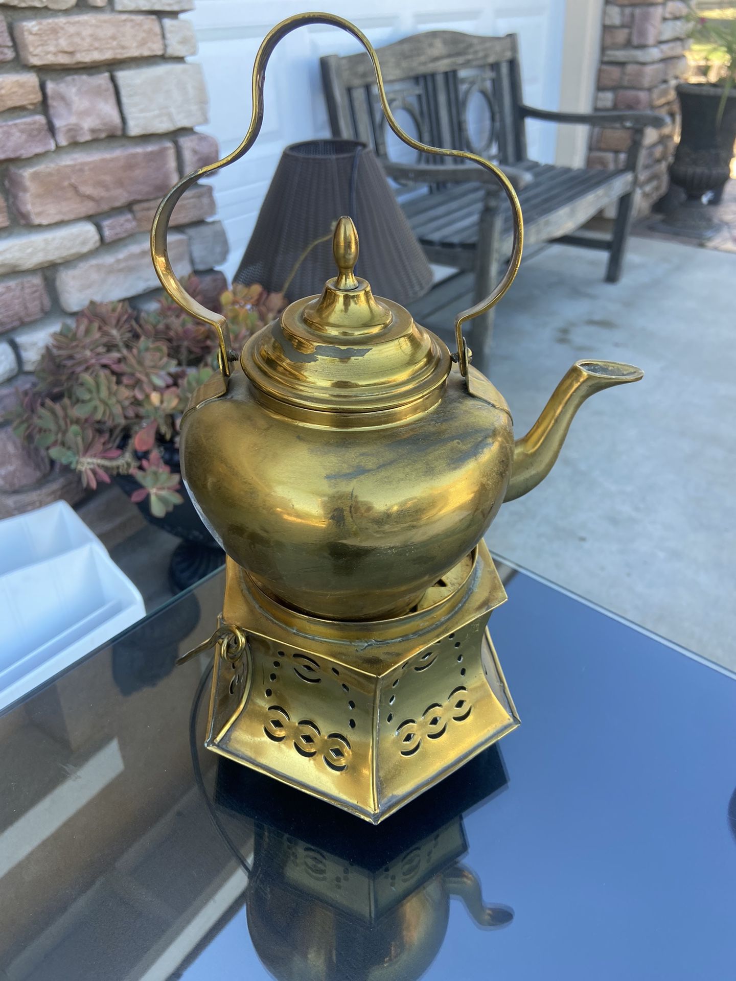 Tea Pot And Warmer