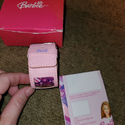 New in Box Barbie Photo Insert Wrist Watch 2004 Avon 
