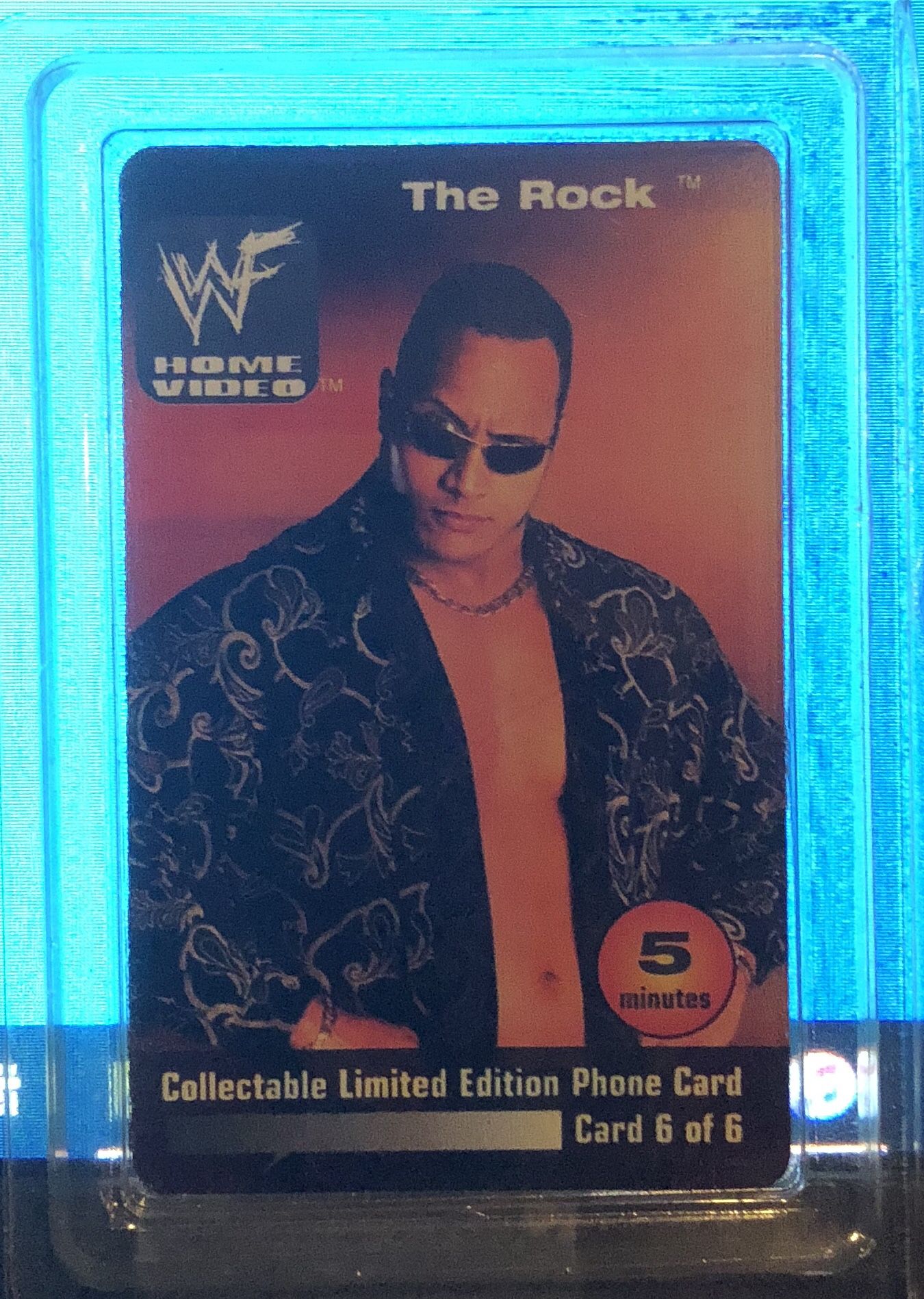 WWF Home Video Collectible Card