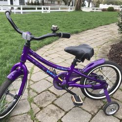 Jamis - Named Brand  -Girls Bike, Ages 3 To 5 - Training Wheels  