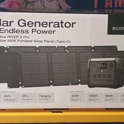 Solar /Electric Powered Generator 