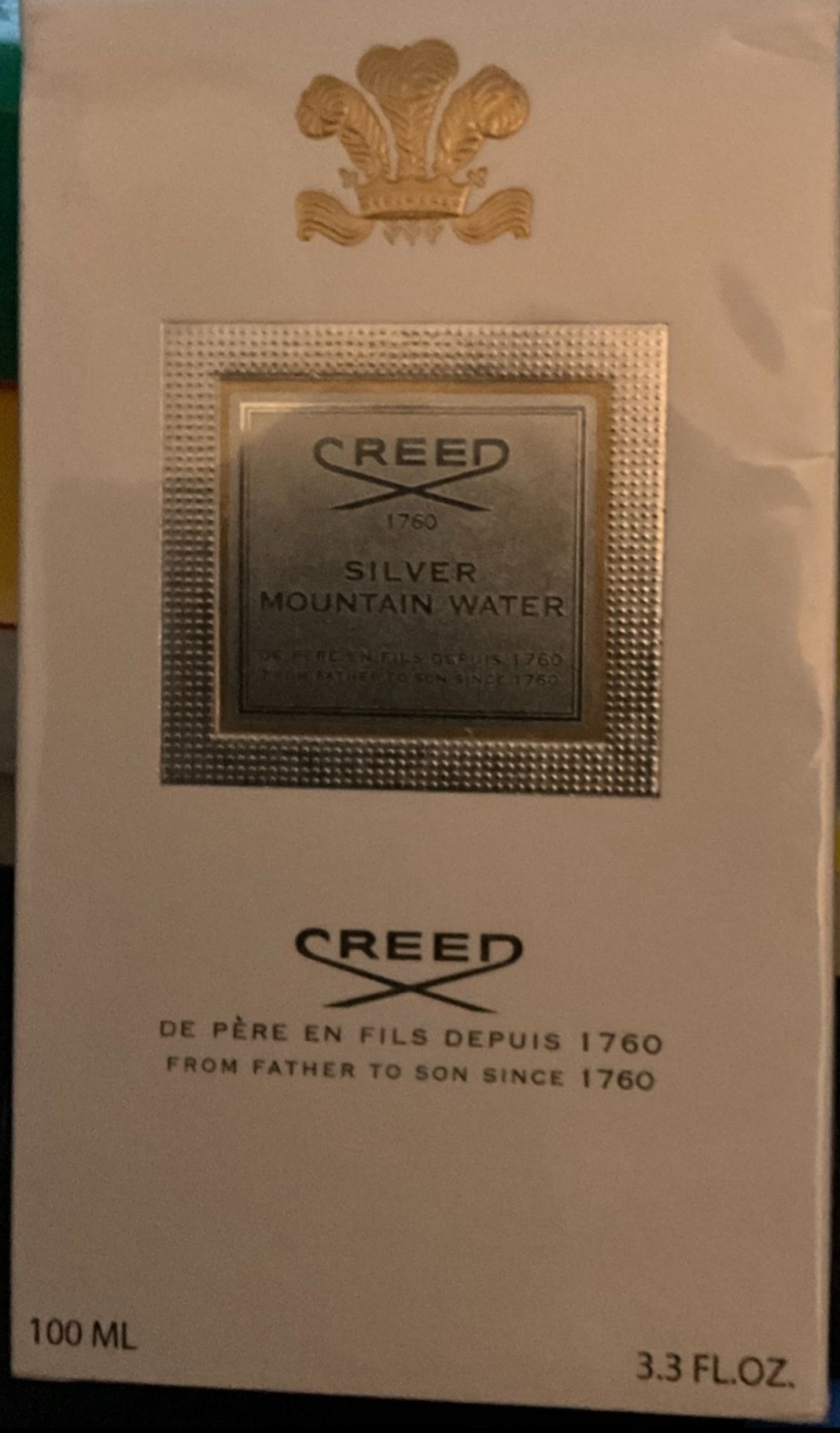 NEW!!1. Creed  Cologne Silver Mountain Water 100ml