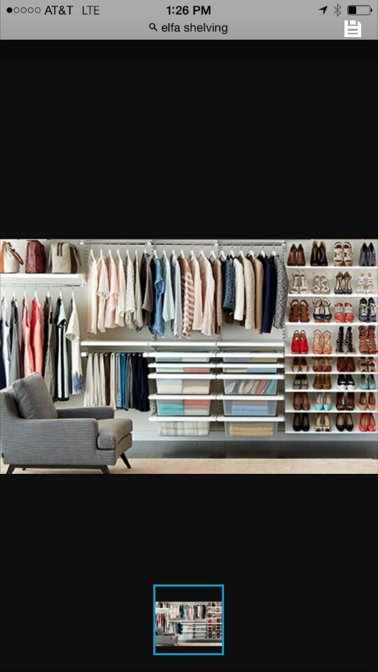 Container Store Elfa Shelving