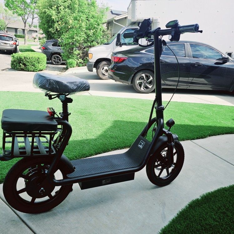 Electric Scooter With Seat