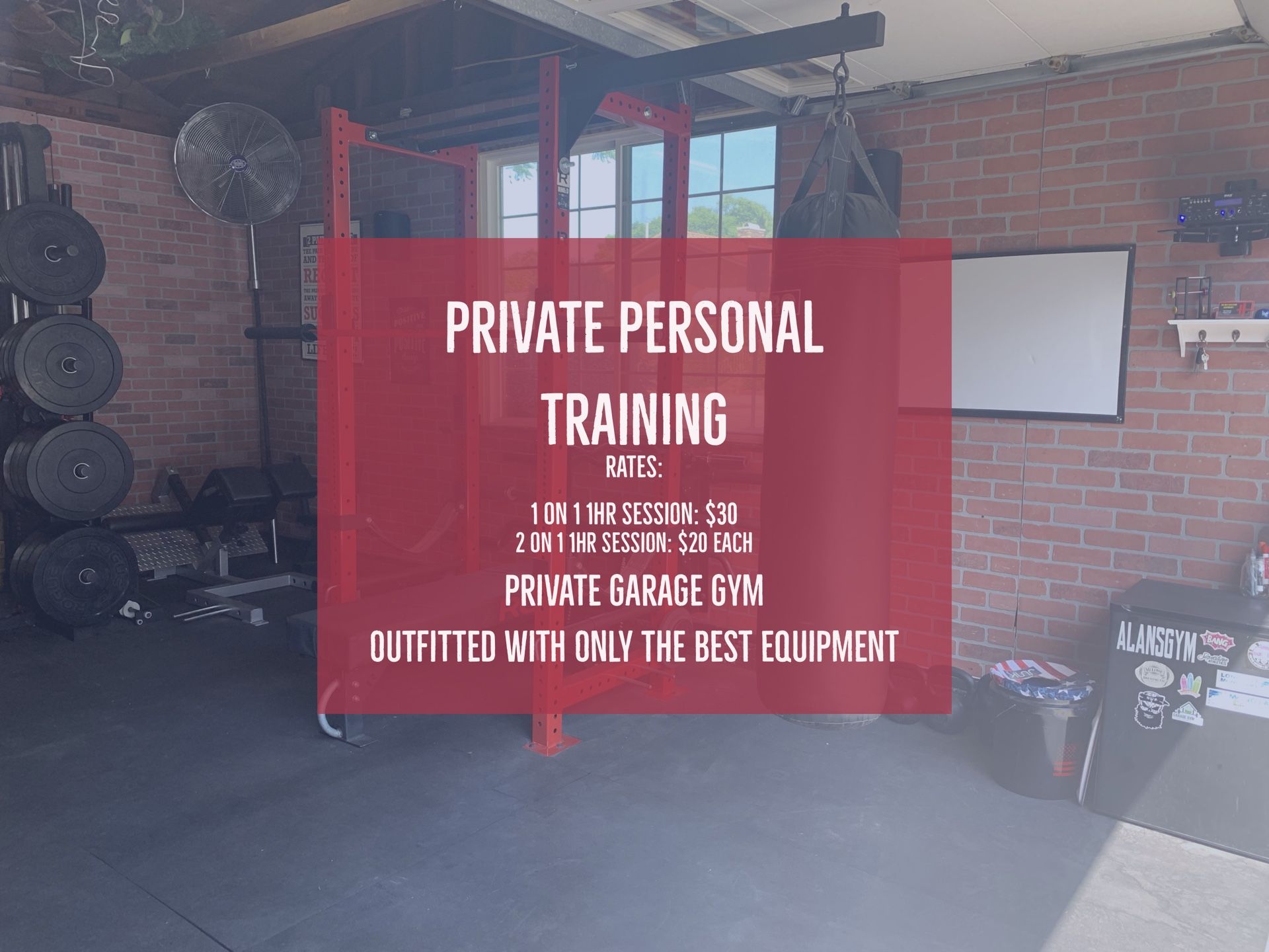 ✅Personal Training - Private Garage Gym 💪🏼