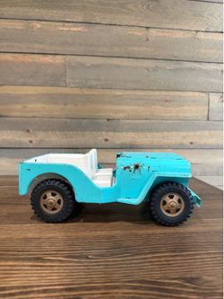 Vintage 1960s TONKA JEEP DISPATCHER #200 Turquoise