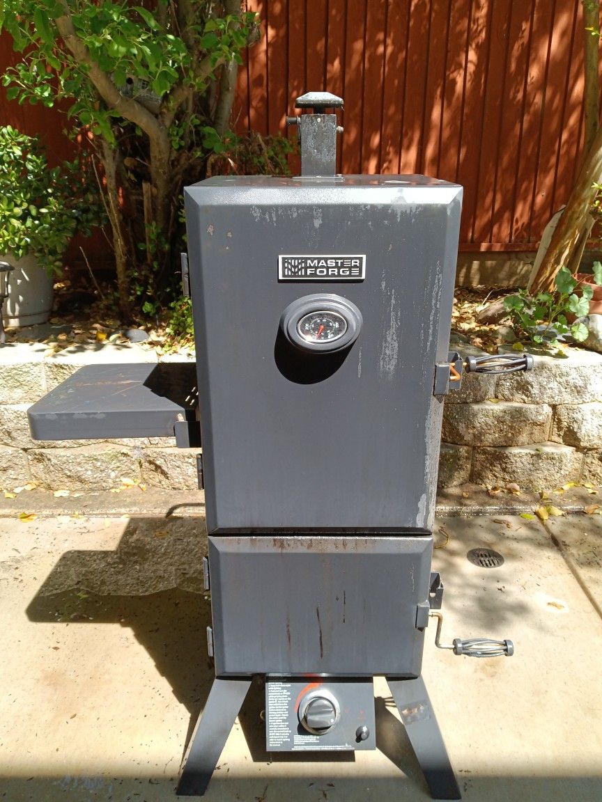 Master forge propane smoker sale