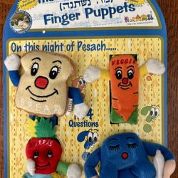 Passover Four Questions Finger Puppets