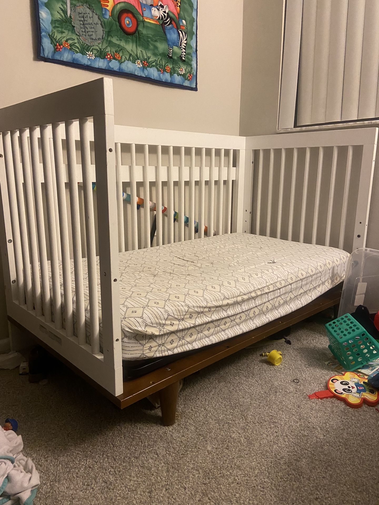White Baby Crib