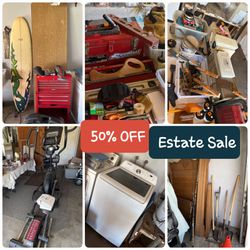 50% off Estate Sale! Address in description