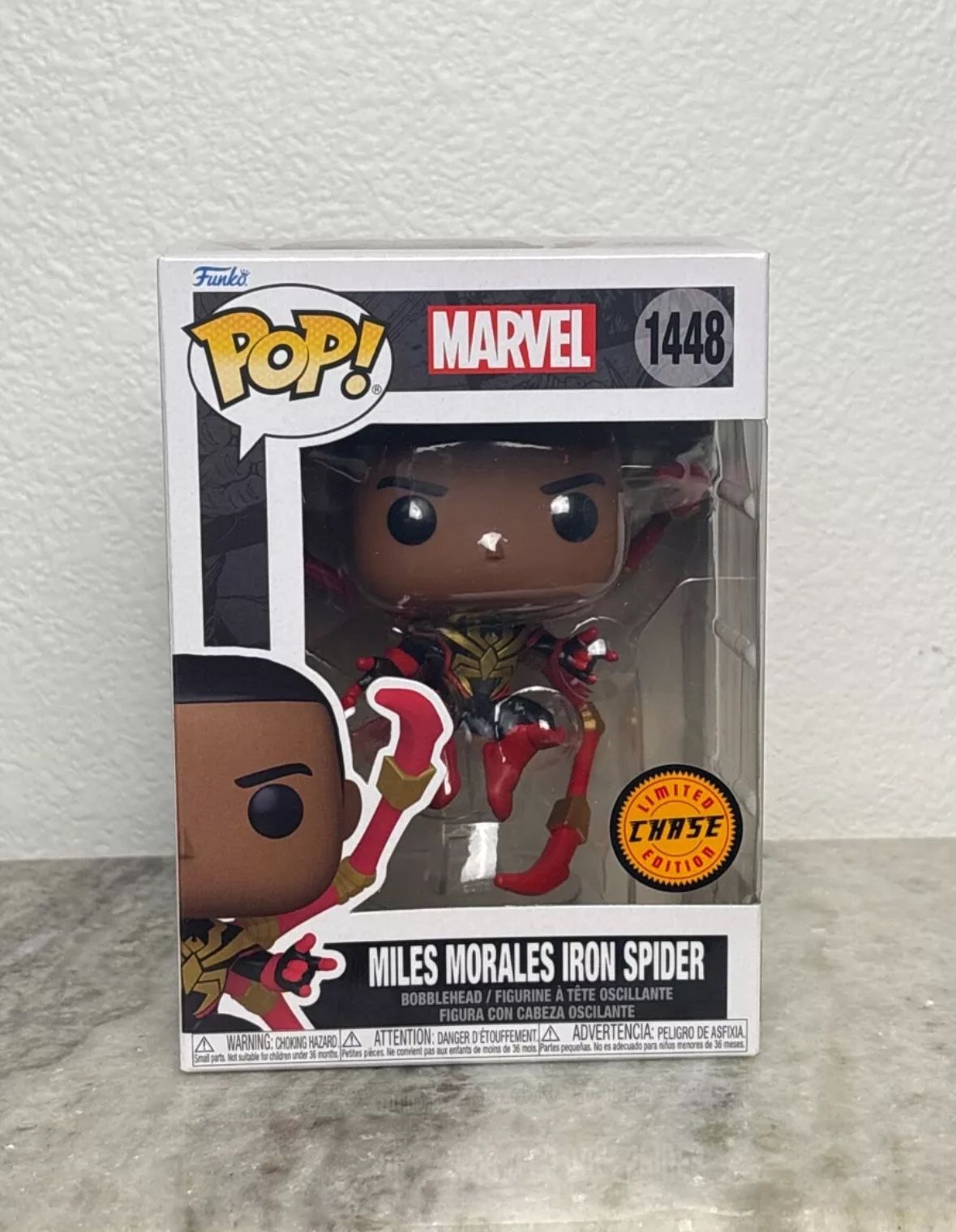 Funko Pop! Vinyl: Marvel - Miles Morales Iron Spider (Chase) #1448