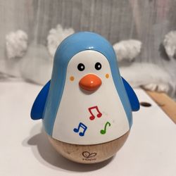 Penguin Musical Wobbler Baby Crawl Toy