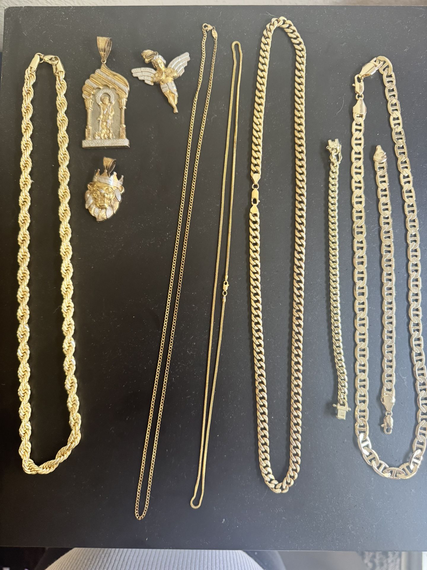 925 sterling silver Bonded With 1/10th 10k Gold