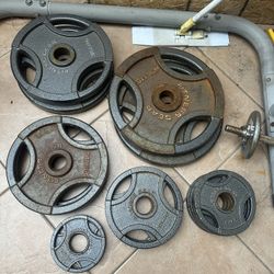 Fitness Gear Bar & Plate Set