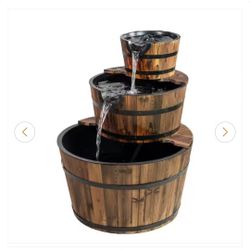 3-Tier Cascading Washtub Fountain