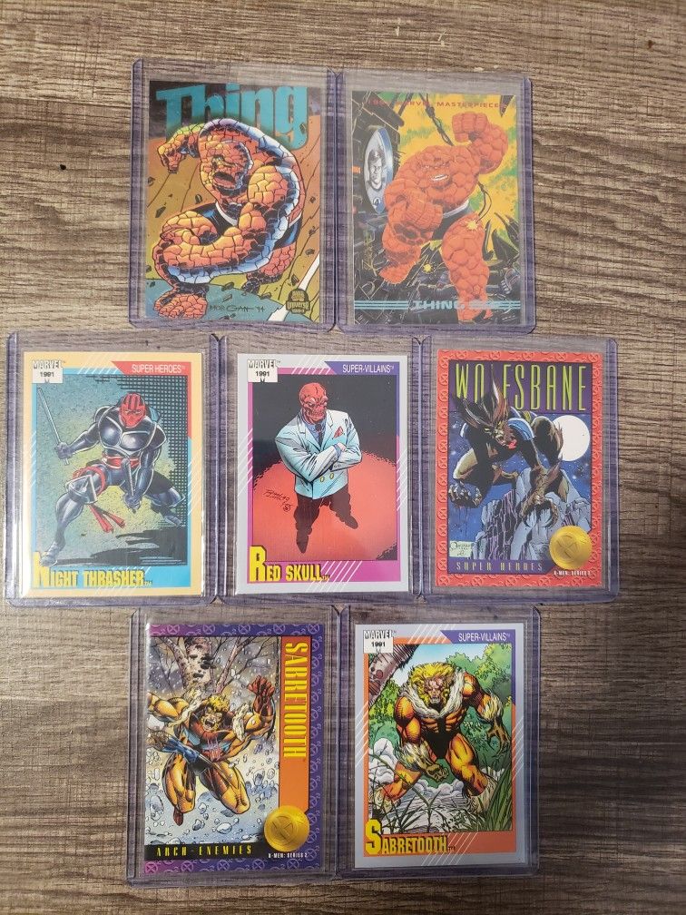 Marvel Cards In Mint Condition