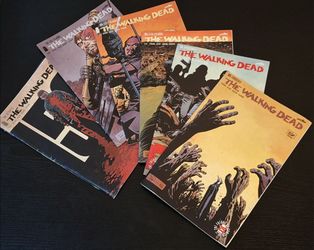 THE WALKING DEAD COMIC BOOK LOT - 6 ISSUES