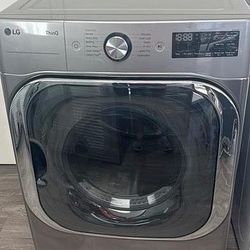 LG Mega Front Load Electric Dryer DLEX8980V Graphite Steel
