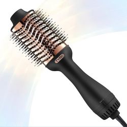 TYMO Hair Dryer Brush Blow Dryer Brush in One, 4 in 1 Ionic Hairdryer and Styler Volumizer with Oval Titanium Barrel, Hot Air Straightener for Smooth 