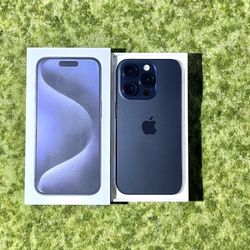 iPhone 15 Pro | 128GB | Blue Titanium | Factory Unlocked