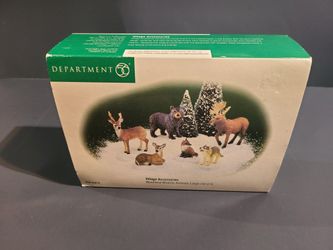 Department 56 Village Accessories Woodland Wildlife Animals, Large set, item number 52813