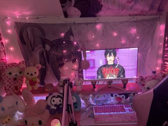 24 inch pink pixio monitor