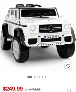 Mercedes Benz 12V Electric Kids Ride On Car RC Remote Control W/Trunk White