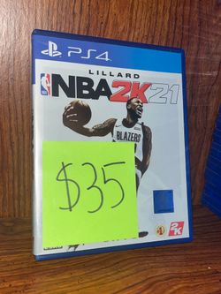 PlayStation Video Game PS4 PS5 NBA Basketball 2K21