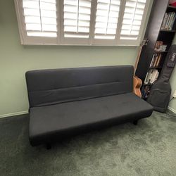 Black IKEA Balkarp Sleeper Sofa
