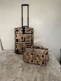 THE LIMITED Luggage Set Telescoping Handle W/Wheels + toiletries Bag