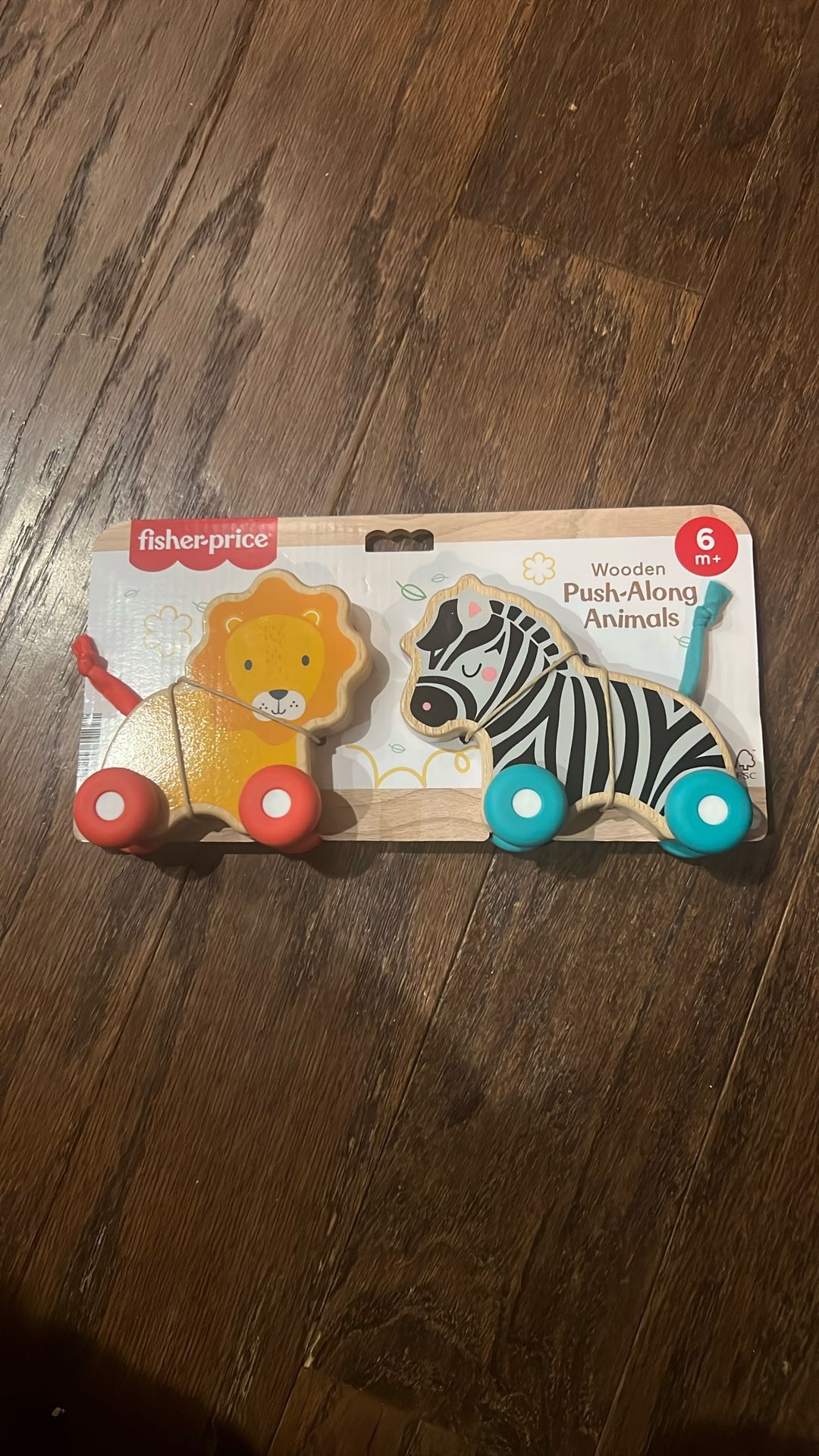 New $20 Wooden push along toy