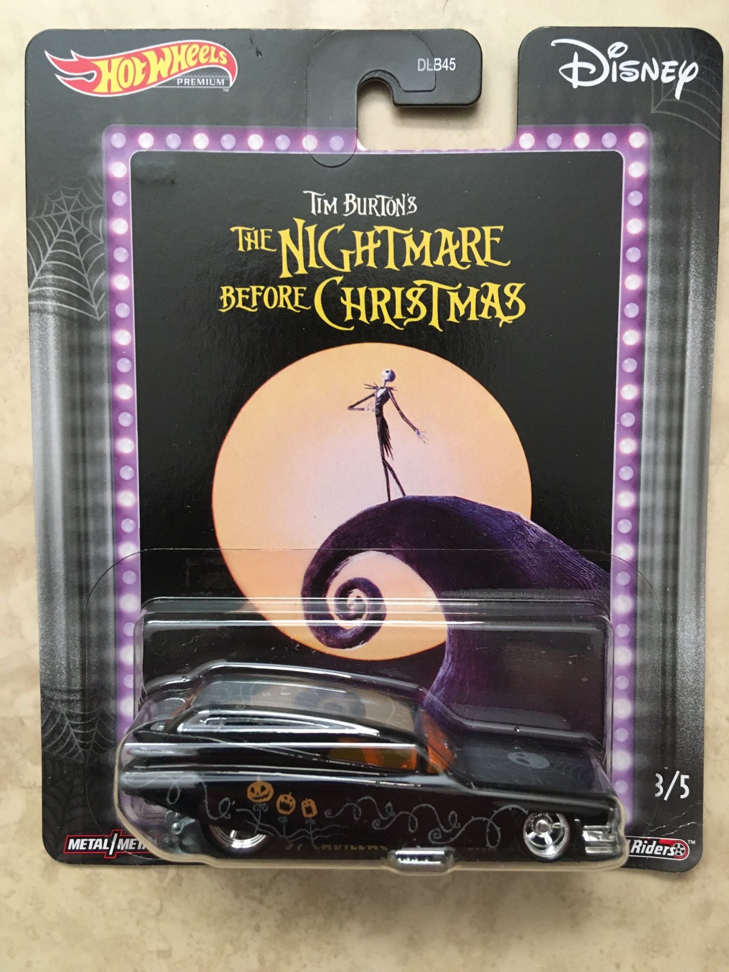 Hotwheels Disney Nightmare Before Christmas 59 Cadillac Funny Car 1