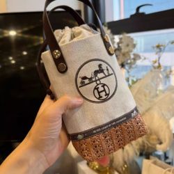 Hermes Dust Bag Modification Pocket Bag｜Long shoulder strap/plain model available Counter Points Gift Handmade Limited Edition