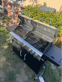Gas and charcoal