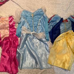 Disney Princess Dresses - Aurora, Snow White, & Cinderella Size 3-4