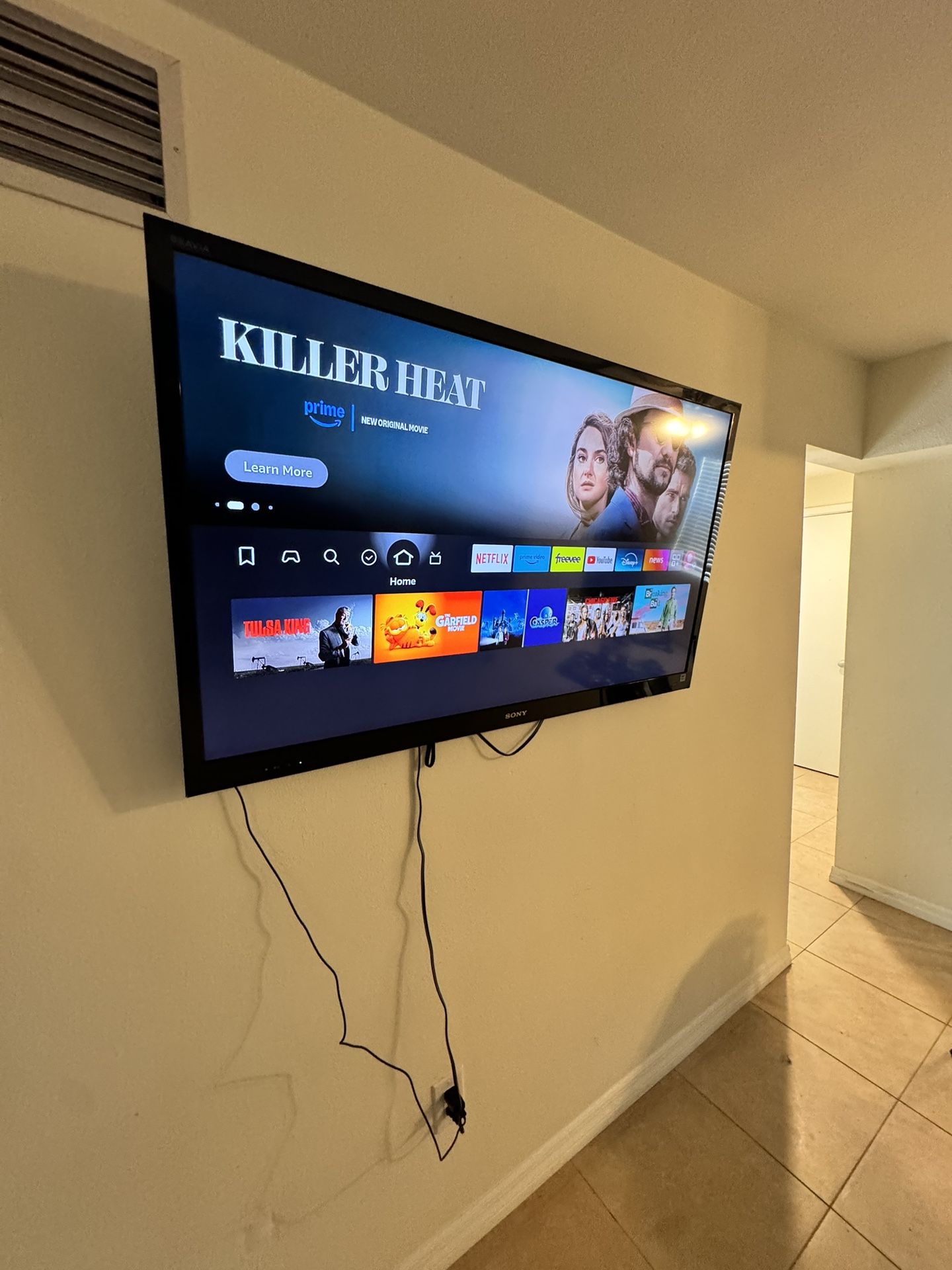 55 Inch Sony Flat Screen TV