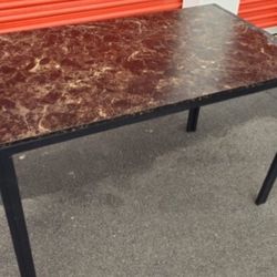 Faux Black Marble Table - We Deliver 