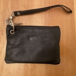 Leather Portland Trail Blazers Zip Wristlet Clutch