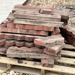 Free Red Straight Scallop Concrete Edgers