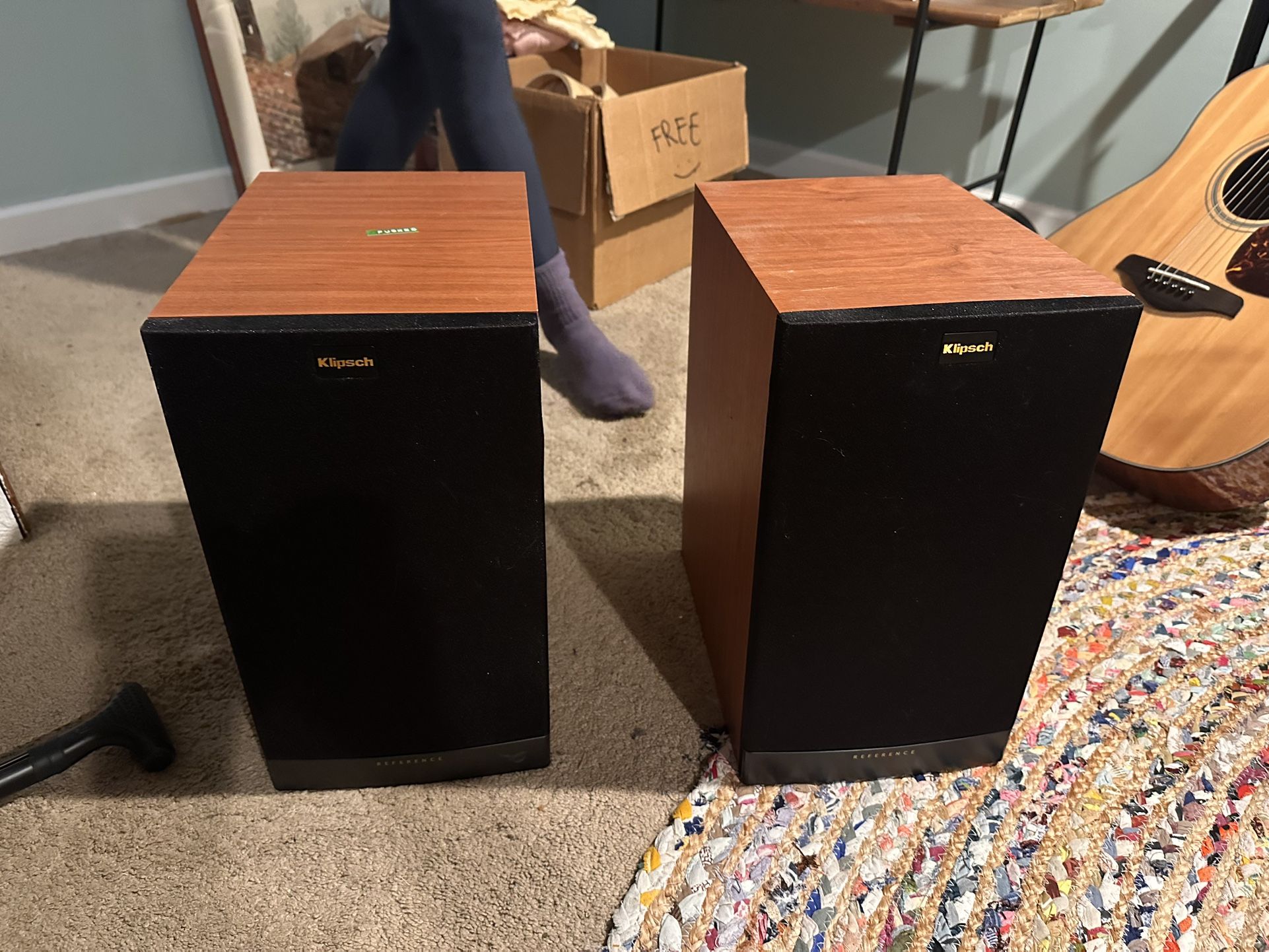 Sorta Broken Klipsch Reference Bookshelf Speakers