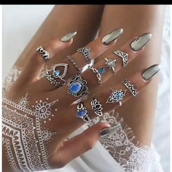 Gorgeous 2021 New Styles  Ring Set of 13