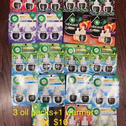 Air wick essential oils bundle