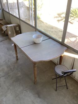 Wood table