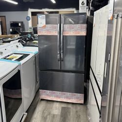 💥ON SALE NOW💥SAMSUNG MATTE BLACK BOTTOM FREEZER REFRIGERATOR 