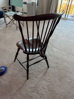 Slat back chair