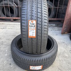 (2) used 255 40 21 Pirelli