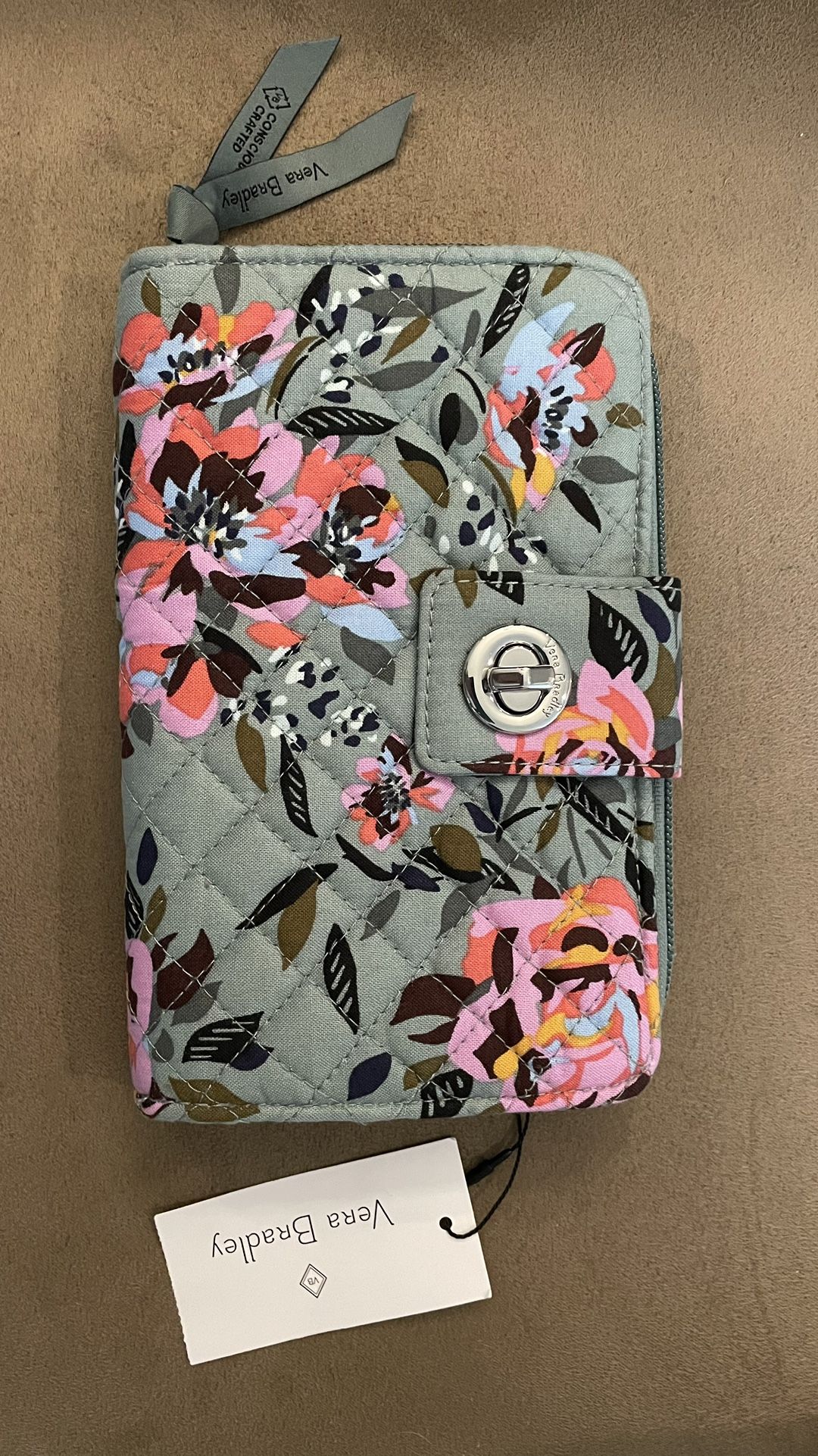 Vera Bradley RFID Turnlock Wallet