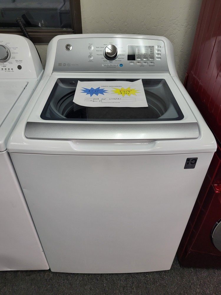 💥4th Of July Sale! 2019 Nice GE High Efficiency Impeller Washer-Warranty Included