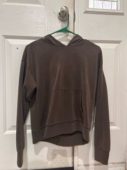Brown hoodie