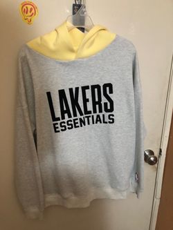 Lakers Fear of God Essentials Hoodie size M fits like L
